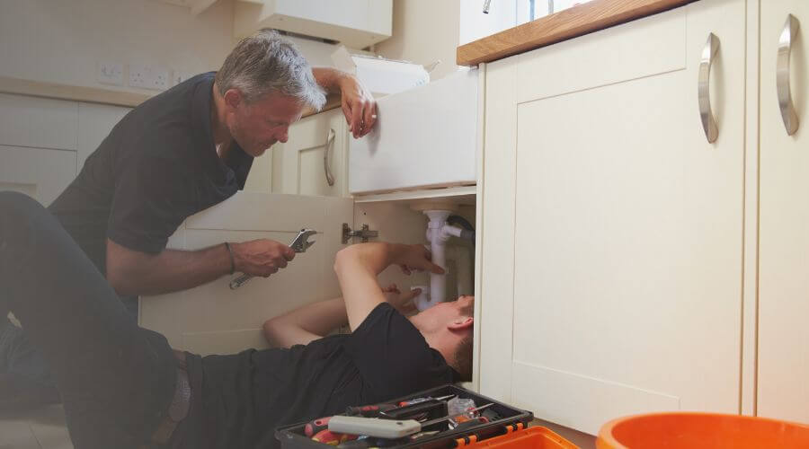 Professional burst pipe repair services in Plevna, KS